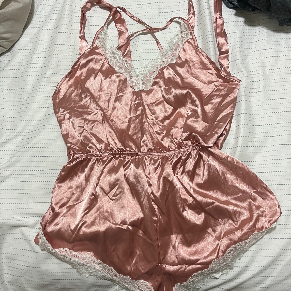 NWOT - pink sleeping onesie